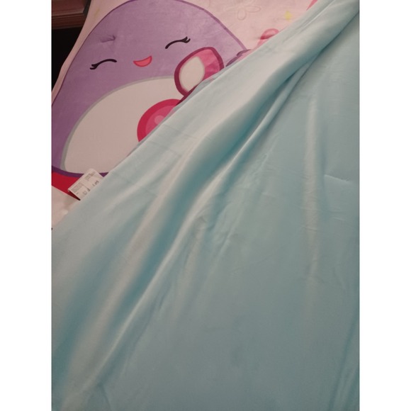Squishmallows Snuggle Throw Blanket Super Soft, 50 x 70 Inches Pink Blue Purple - Picture 4 of 6